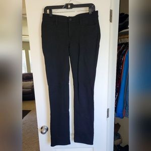 Women's Ann Taylor size 6 zip front black pants